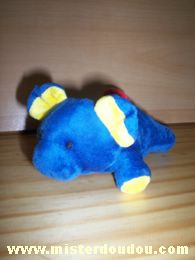 Noukie s Cochon Bleu jaune - Très bon état