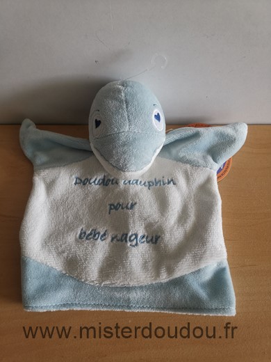 Marque Inconnue Dauphin Bleu blanc dauphin pour bebe nageur - Très bon état