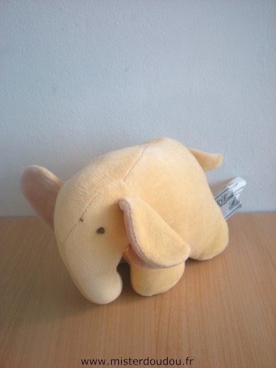 Du pareil au même Eléphant Jaune beige - Très bon état