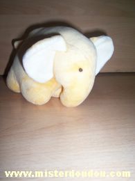 Du pareil au même Eléphant Jaune blanc - Très bon état