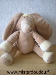 Noukie s Eléphant Archibald beige jaune - Très bon état