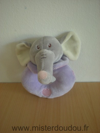 Marque Inconnue Eléphant Mauve gris - Très bon état