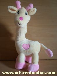 Arthur et lola Girafe Jaune et rose - Très bon état