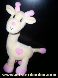 Arthur et lola Girafe Jaune et rose - Très bon état