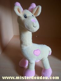 Arthur et lola Girafe Jaune taches roses - Très bon état