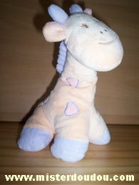 Kiabi baby Girafe Jaune mauve taches roses - Très bon état