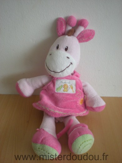 Kiabi baby Girafe Rose ma petite tribue - Très bon état