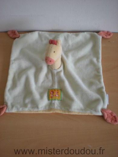 Moulin roty Girafe Vert dessus jaune dessous - Très bon état