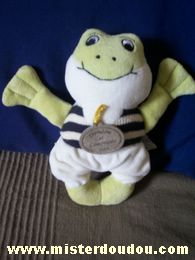Doudou et compagnie Grenouille Verte - pull marin - Très bon état