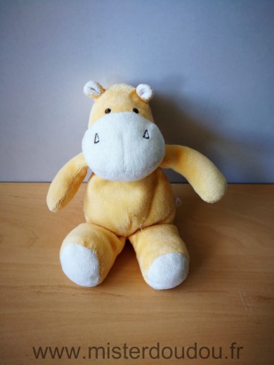 Baby sun Hippopotame Jaune blanc - Très bon état