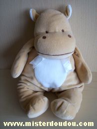 Bengy Hippopotame Beige blanc - Très bon état