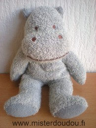 Bengy Hippopotame Gris tissus éponge - Très bon état