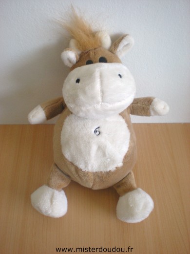 Marque Inconnue Hippopotame Marron blanc - Très bon état