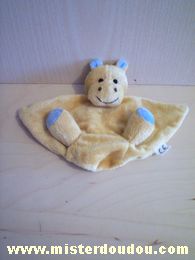 Marque Inconnue Hippopotame Marron bout des pattes bleues - Très bon état