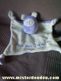 Tape à l oeil Hippopotame Vert-mauve - Très bon état