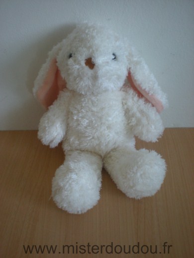 Marque Inconnue Lapin Ecru interrieur des oreilles roses - Très bon état
