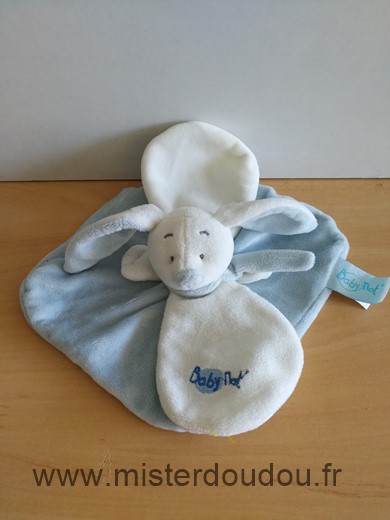 Baby nat Lapin Blanc bleu - Très bon état
