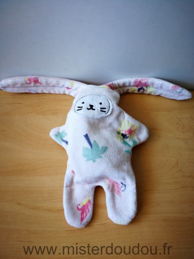 Catimini Lapin Rose motif palmier - Bon état