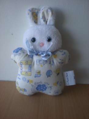 Cédéji Lapin Ecru motifs - Très bon état