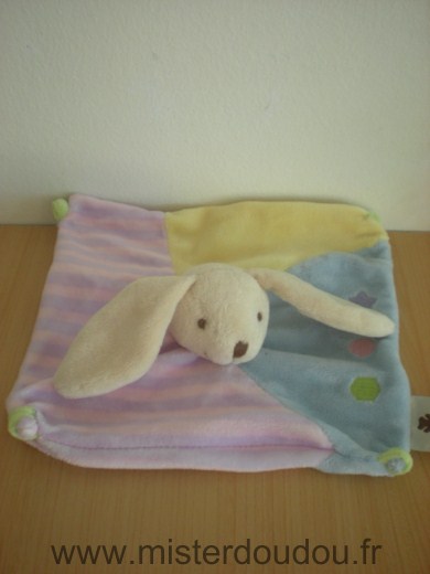 Cmp Lapin Mauve jaune bleu - Très bon état