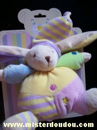 Cmp Lapin Multicolore pastel - Neuf