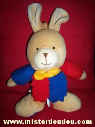 Ikéa Lapin Beige rouge bleu - Très bon état