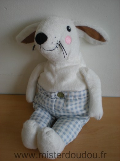 Ikéa Lapin Blanc pantalon vichy bleu blanc - Très bon état