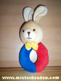 Ikéa Lapin Bleu beige rouge - Très bon état