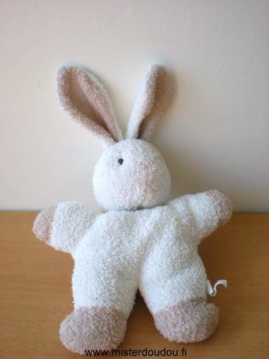 Impexit Lapin Tissus eponge blanc marron - Très bon état