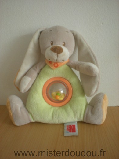 Influx Lapin Gris vert boule hochet - Très bon état