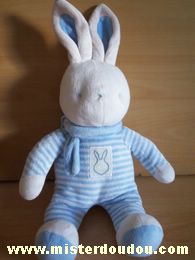 Klorane Lapin Rayé bleu et blanc - Très bon état