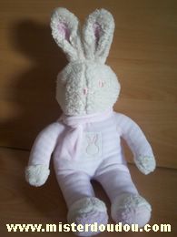 Klorane Lapin Rayé rose écharpe rose - Très bon état