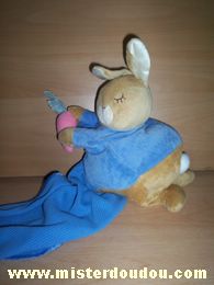 Marque Inconnue Lapin Beige bleu - Très bon état