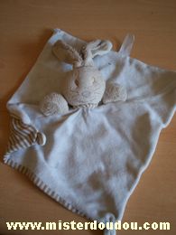Marque Inconnue Lapin Beige écru-rayé marron blanc - Neuf