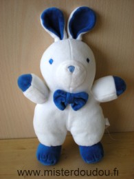 Marque Inconnue Lapin Blanc bleu - Bon état