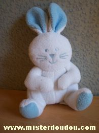 Marque Inconnue Lapin Blanc bleu - Très bon état