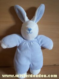 Marque Inconnue Lapin Bleu (mauve) blanc - Très bon état