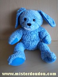 Marque Inconnue Lapin Bleu deux dents blanches - Très bon état