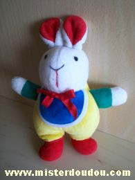 Marque Inconnue Lapin Jaune bleu vert rouge blanc - Très bon état