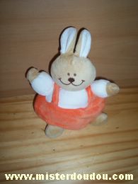 Marque Inconnue Lapin Orange blanc - Bon état