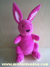 Marque Inconnue Lapin Rose fushia - Très bon état
