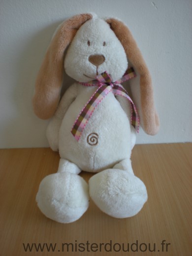 Maxita Lapin Ecru beige spiral ruban - Très bon état