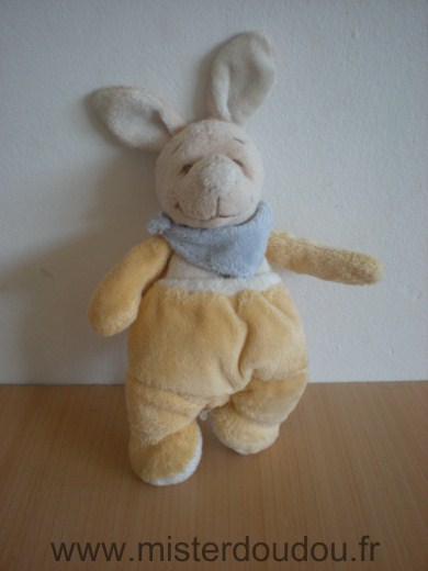 Noukie s Lapin Beige foulard bleu - Très bon état