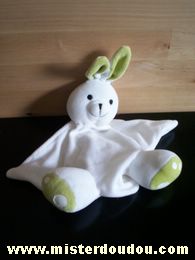 Planete bleue Lapin Blanc-vert - Bon état