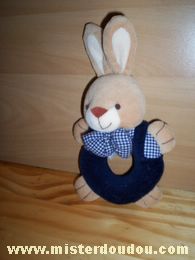 Priscilla larsen Lapin Bleu marine beige - Très bon état