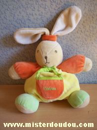 Takinou Lapin Jaune orange vert - Très bon état