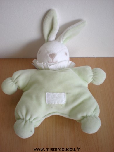 Tartine et chocolat Lapin Vert blanc - Très bon état