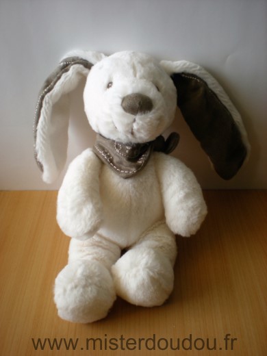 Tex Lapin Blanc foulard marron - Très bon état