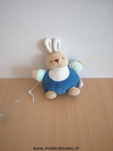 Tex Lapin Bleu blanc vert - Très bon état