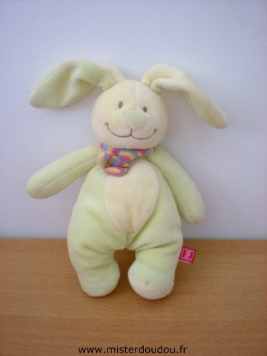 Tex Lapin Vert jaune écharpe multicolore - Très bon état